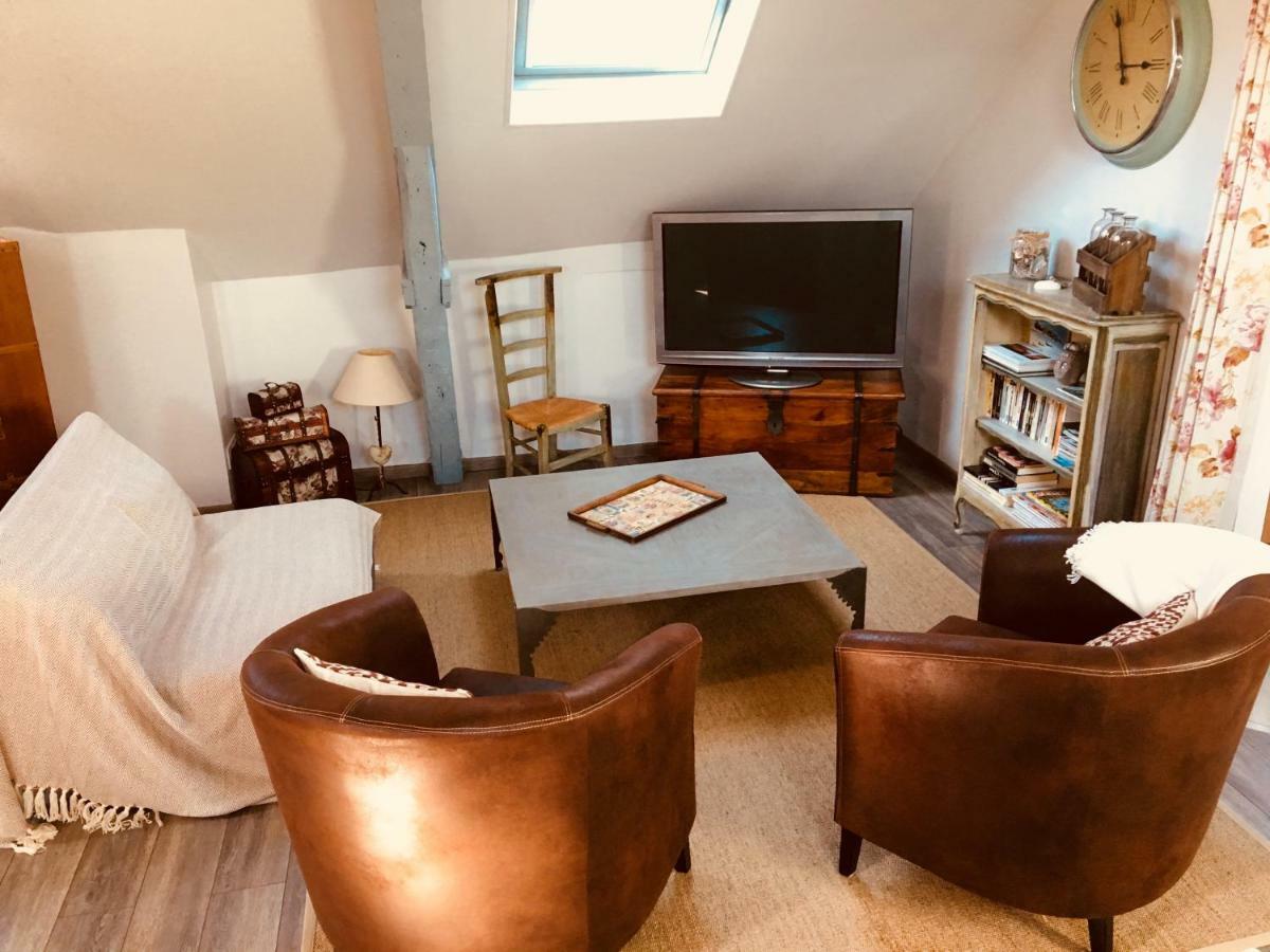 Appartement Sous les toits d'Honfleur Extérieur photo